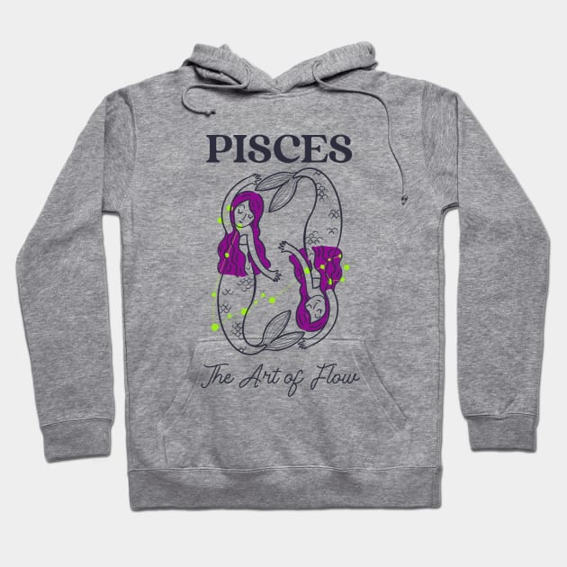 Pisces - The Art of Flow Hoodie by MadeWithLove